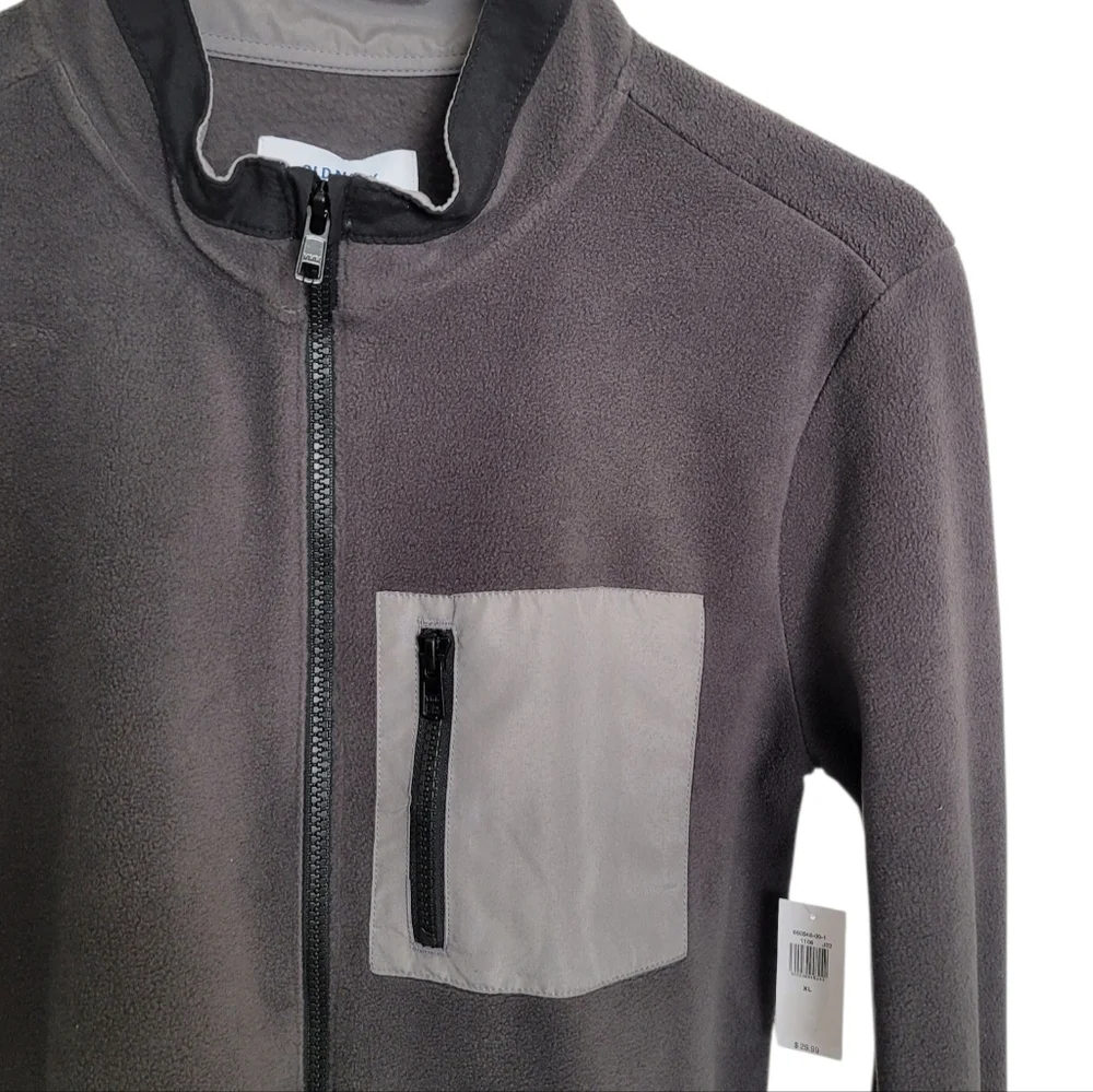 🆕️ Old Navy Boys Micro Fleece Zip Jacket in Panther